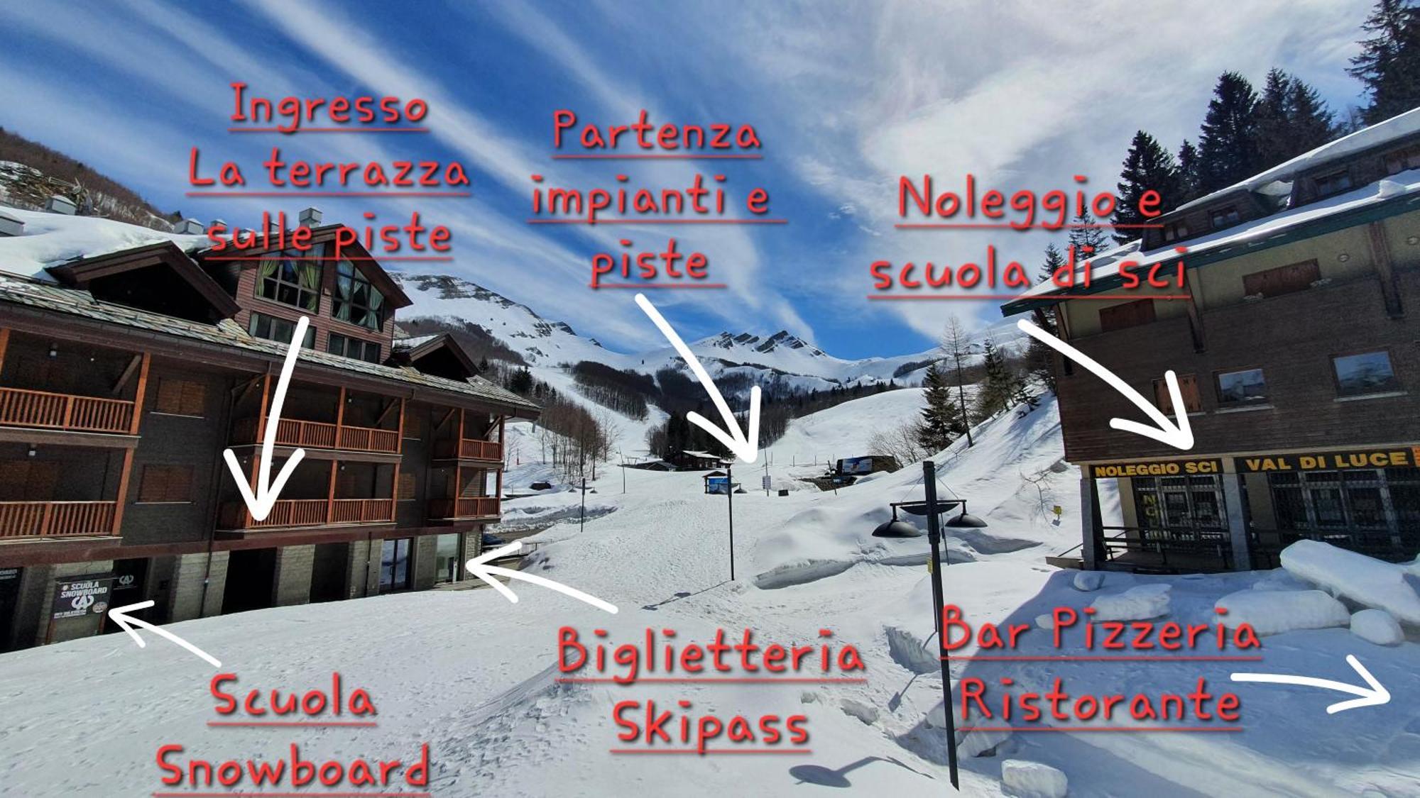 La Terrazza Sulle Piste Val Di Luce - Biancheria Inclusa Abetone Luaran gambar